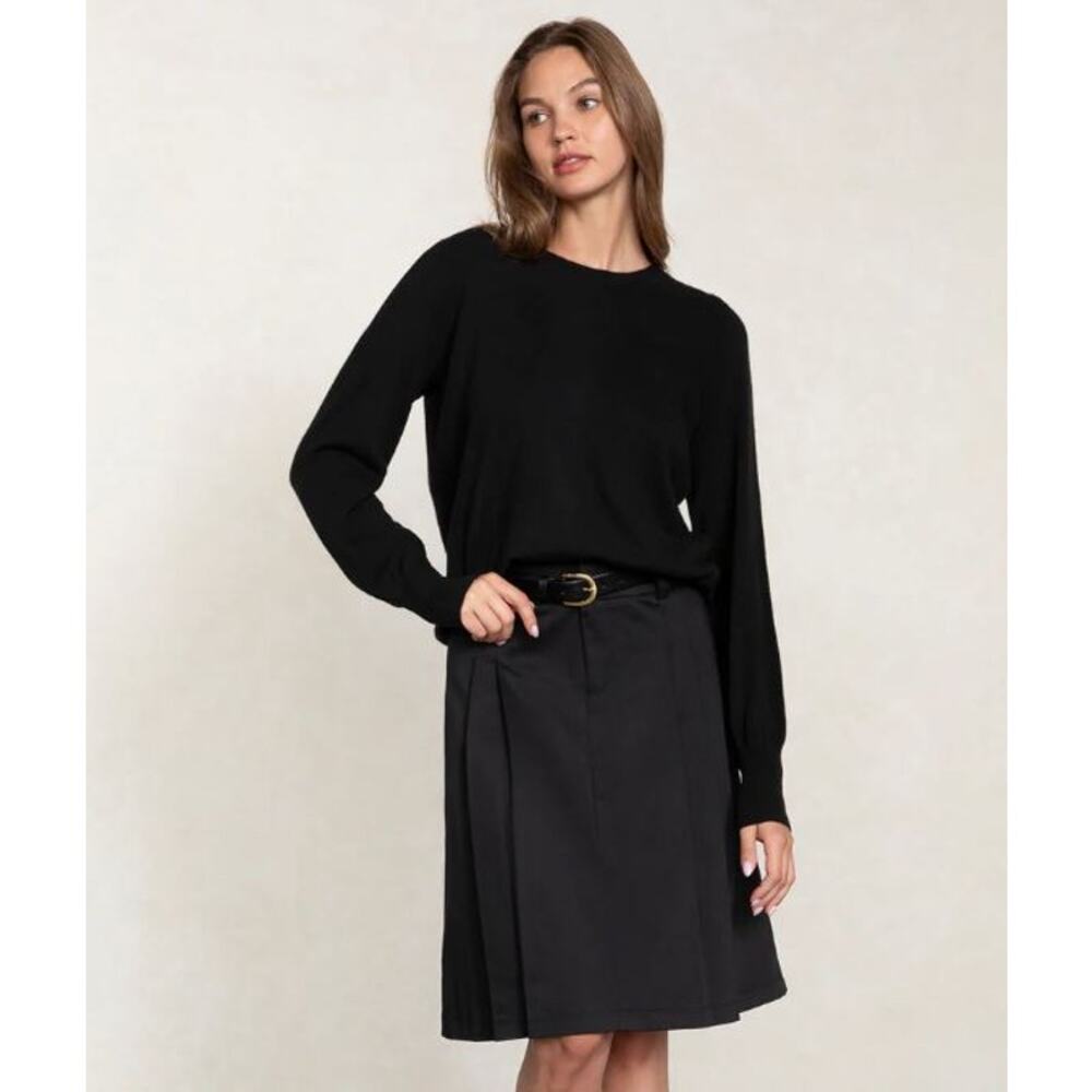 Naked Cashmere Black Crewneck Sweater S